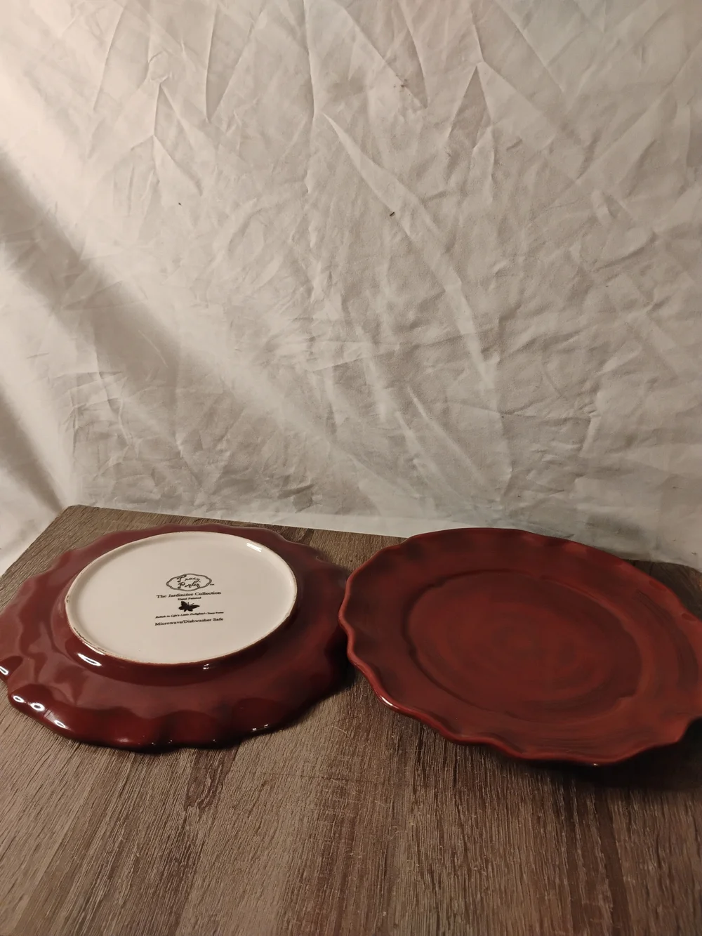 Tracy Porter The Jardiniere Collection Hand painted Plate Set